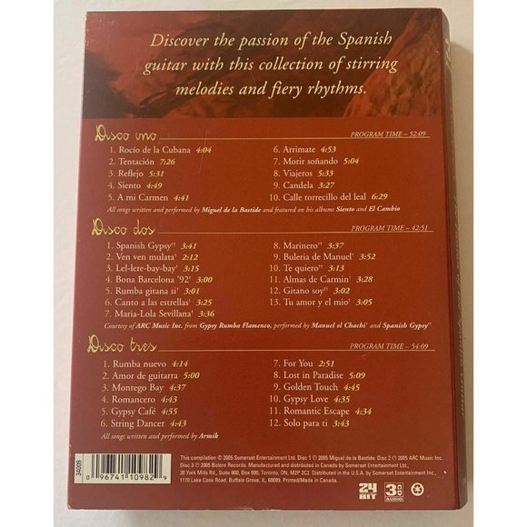 Mistica the Passion of the Spanish Guitar 3 CD Stirring Melodies Fiery Rhythms - Picture 2 of 4